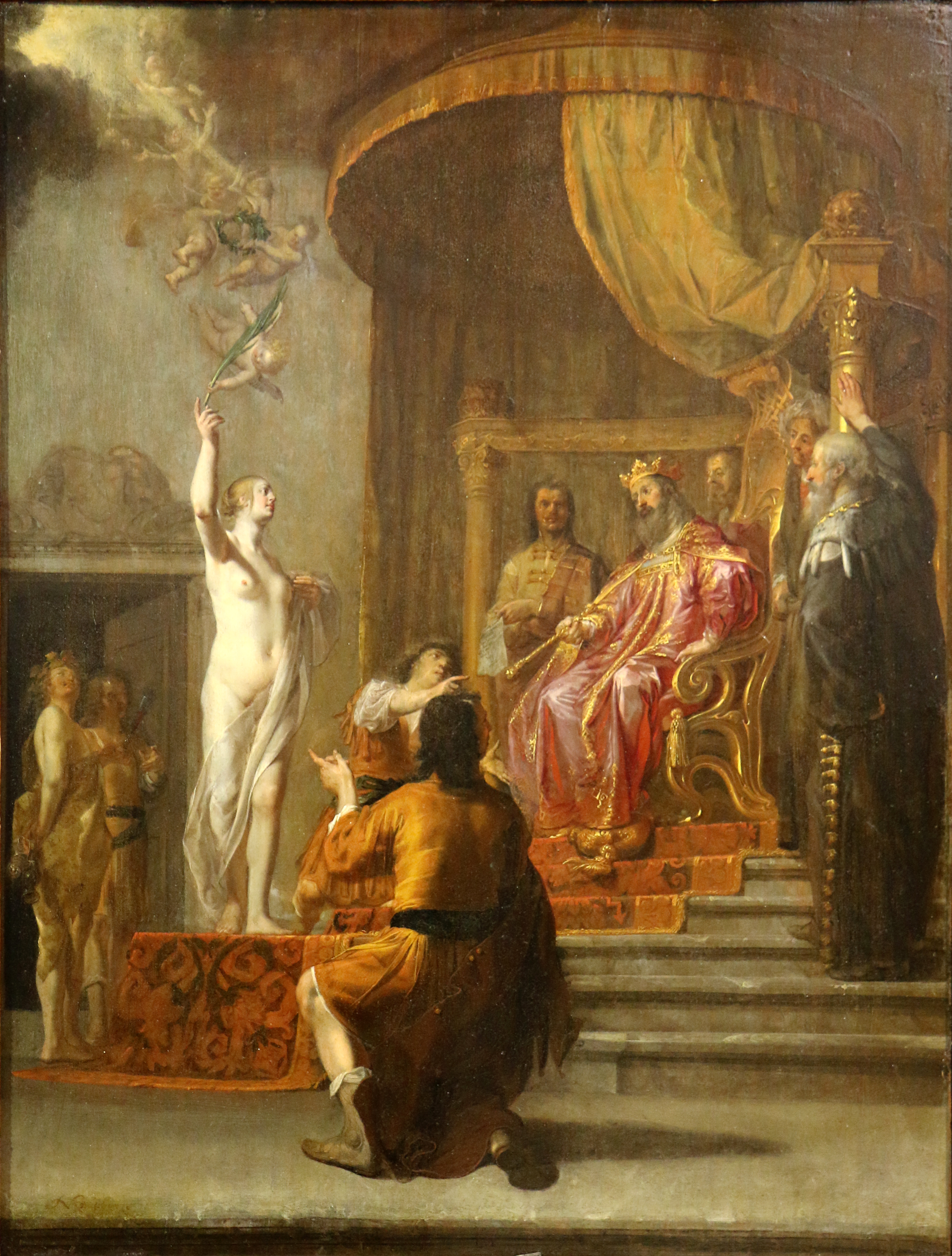 Zorobabel before Darius